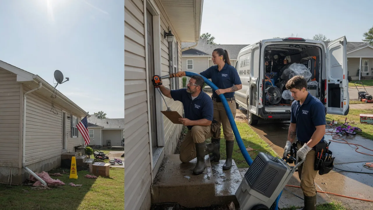 Ceiling Water Damage Restoration in Raymond, IL near me